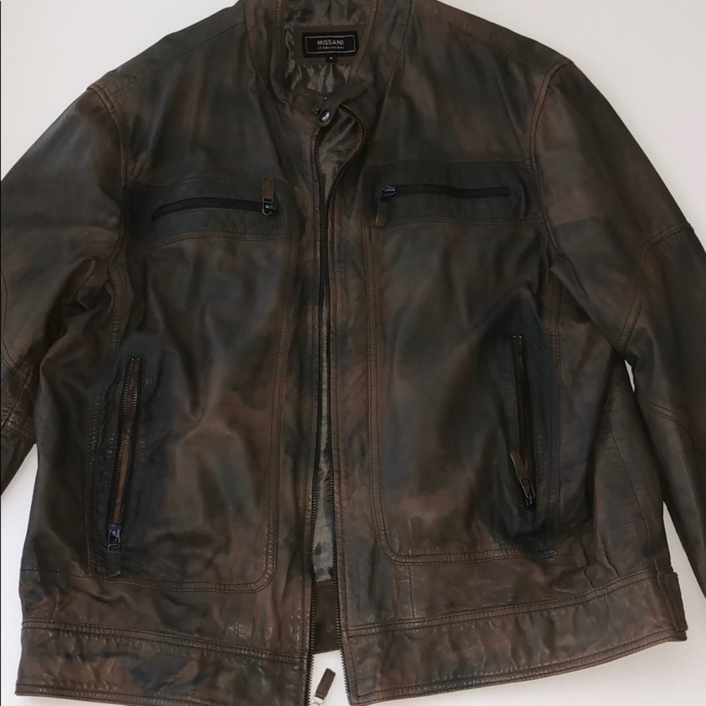 Men’s genuine 100% leather jacket